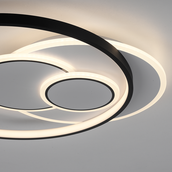 LED-Deckenleuchte Mailak Typ C - Aluminium / Eisen - 2-flammig