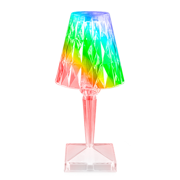 LED-Tischleuchte Kullo - Kunststoff - Transparent / Mehrfarbig