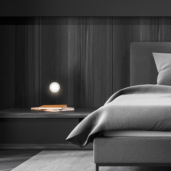 LED-Nachtlicht Lecori - Kunststoff - Weiß