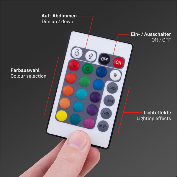 LED-Band Arax - Kunststoff - Weiß