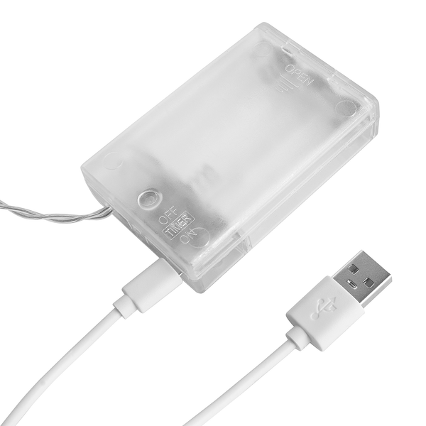 LED-Lampion-Lichterkette HANAMI - Kupfer / Polyester - Grau - Grau