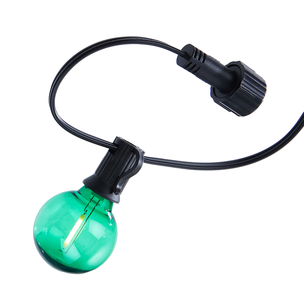 LED-Lichterkette RAINBOW BULBS - Polyester / Polystyren - Mehrfarbig