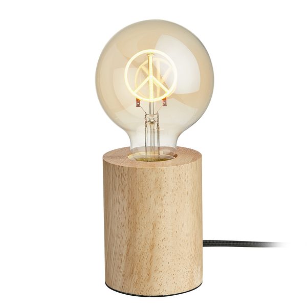 Tischleuchte STILO - Gummibaum - Beige