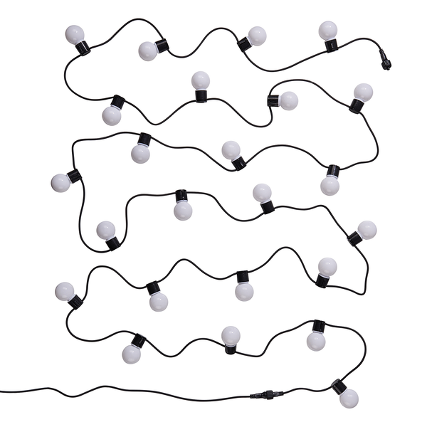 Lichterkette SUNSET - Kupfer / Polyester - Schwarz