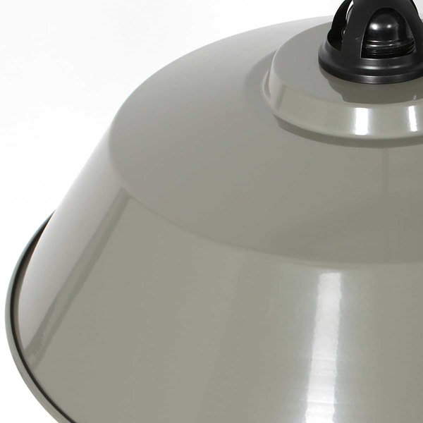 Pendelleuchte Nova - Aluminium - 1-flammig - Grau / Grün