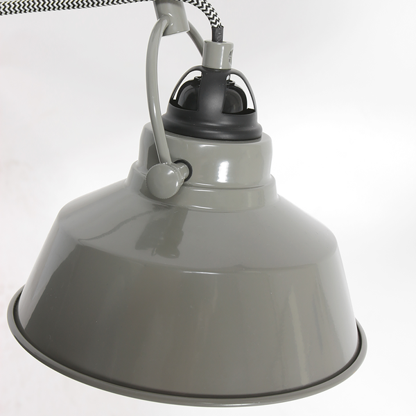 Wandleuchte Nova - Aluminium - 1-flammig - Grau / Grün