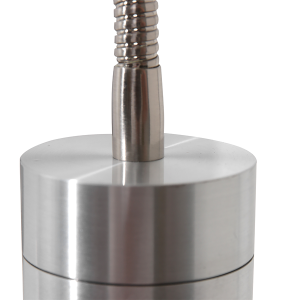 LED-Wandleuchte Upround - Aluminium - 1-flammig - Silber
