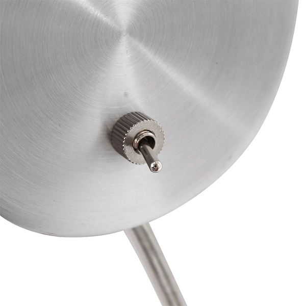 LED-Wandleuchte Upround - Aluminium - 1-flammig - Silber