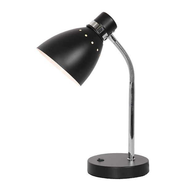Tischleuchte Spring - Aluminium - 1-flammig - Schwarz