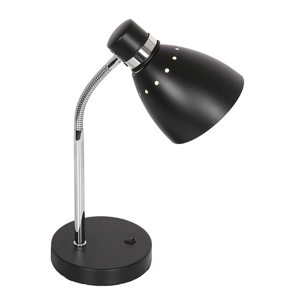 Tischleuchte Spring - Aluminium - 1-flammig - Schwarz