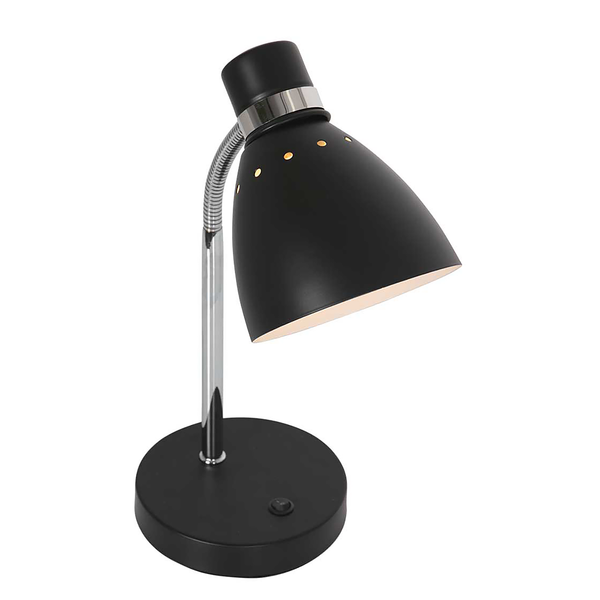 Tischleuchte Spring - Aluminium - 1-flammig - Schwarz