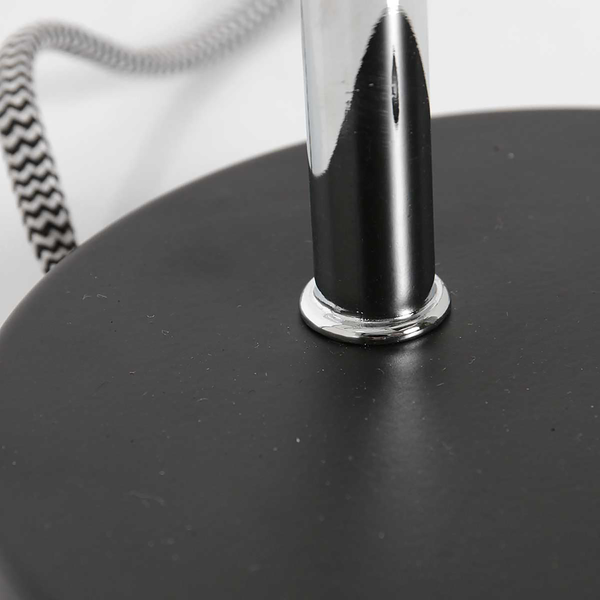 Tischleuchte Spring - Aluminium - 1-flammig - Schwarz