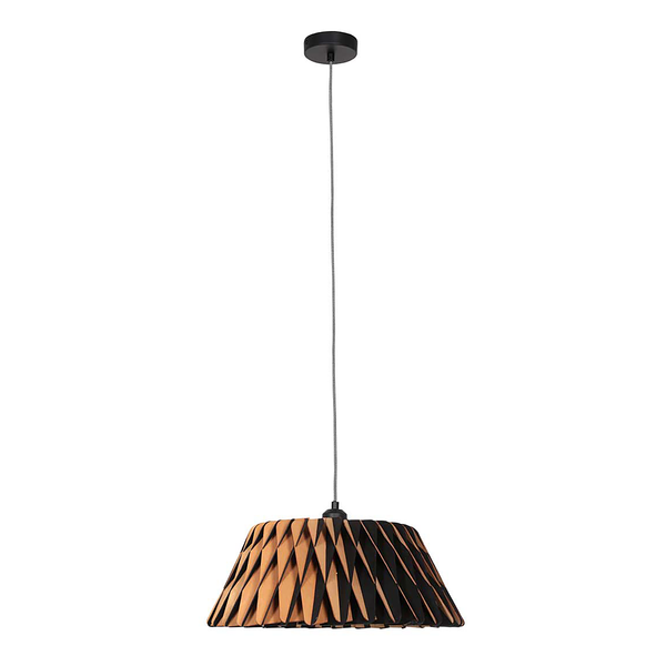 Pendelleuchte Maze Typ B - Bambus - 1-flammig - Braun