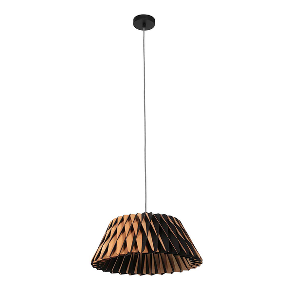 Pendelleuchte Maze Typ B - Bambus - 1-flammig - Braun