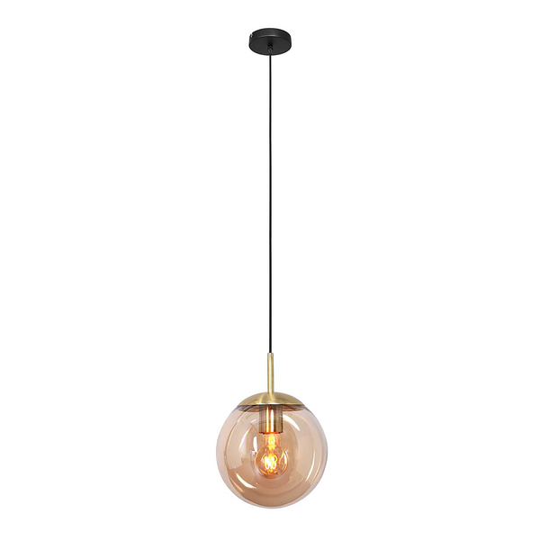 Pendelleuchte Bollique 1-flammig - Aluminium - Messing