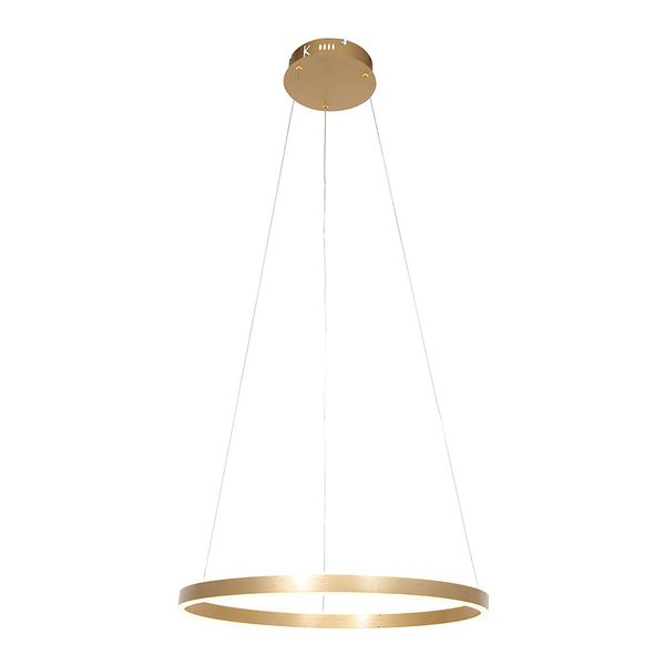 Pendelleuchte Ringlux - Aluminium - Gold - Durchmesser: 30 cm