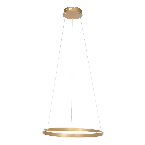 Pendelleuchte Ringlux - Aluminium - Gold - Durchmesser: 30 cm