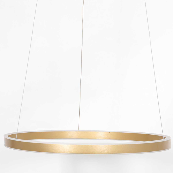 Pendelleuchte Ringlux - Aluminium - Gold - Durchmesser: 30 cm