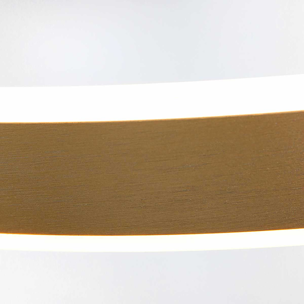 Pendelleuchte Ringlux - Aluminium - Gold - Durchmesser: 30 cm