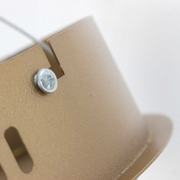Pendelleuchte Ringlux - Aluminium - Gold - Durchmesser: 30 cm