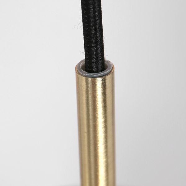 Pendelleuchte Bollique 5-flammig - Aluminium - Messing