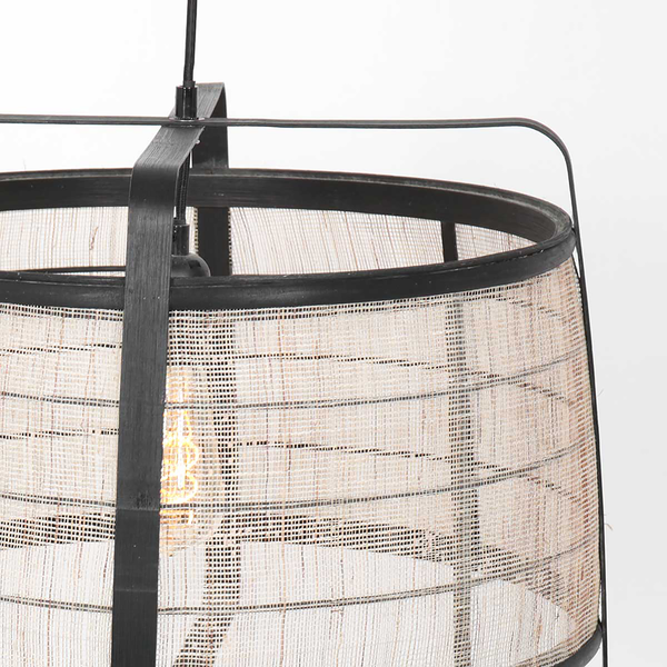 Pendelleuchte Capos - Aluminium - 1-flammig - Schwarz