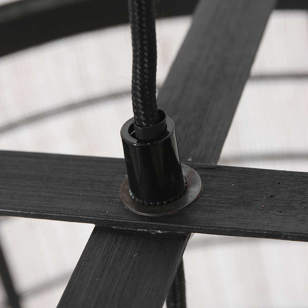 Pendelleuchte Capos - Aluminium - 1-flammig - Schwarz