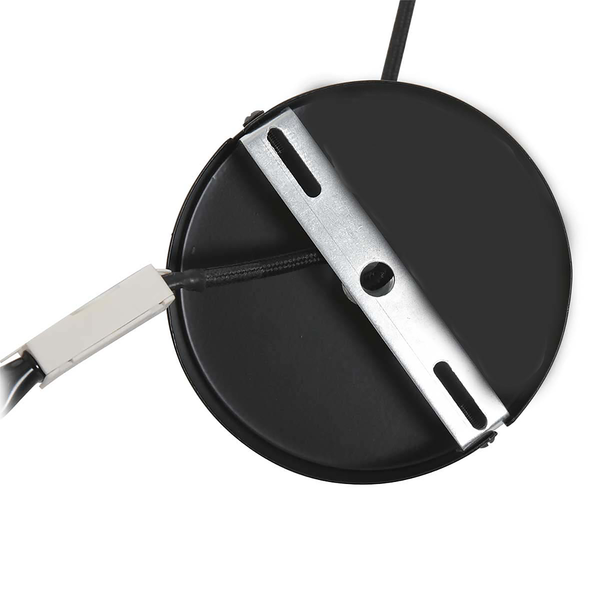 Pendelleuchte Capos - Aluminium - 1-flammig - Schwarz