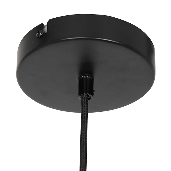 Pendelleuchte Capos - Aluminium - 1-flammig - Schwarz