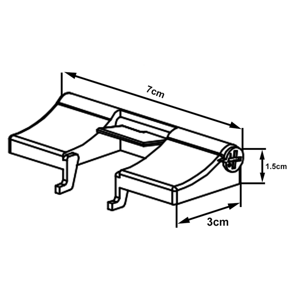 Soft-Close System Tunapai 5er Set - Metall / Silber