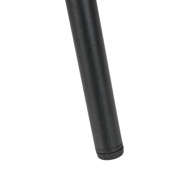 Gartenstuhl NOXI 2er-Set - Stahl / Polyester - Schwarz