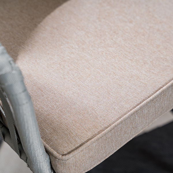 Gartenstuhl NOXI 2er-Set - Stahl / Polyester - Taupe