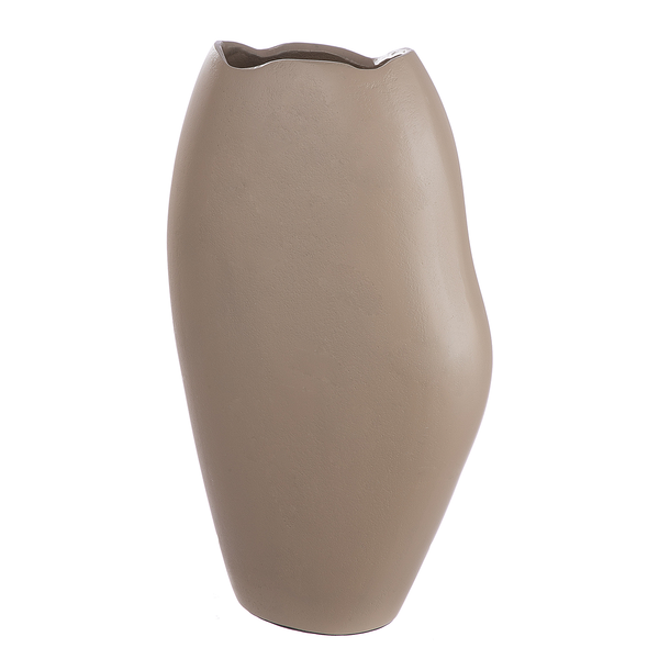 Vase Helena - Aluminium - Braun
