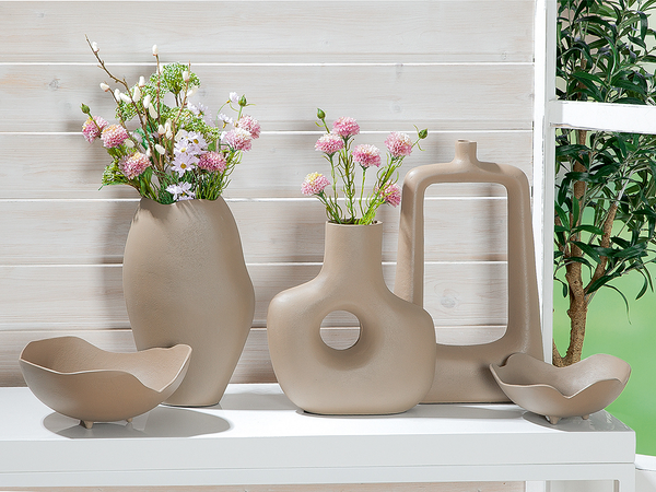Vase Helena - Aluminium - Braun
