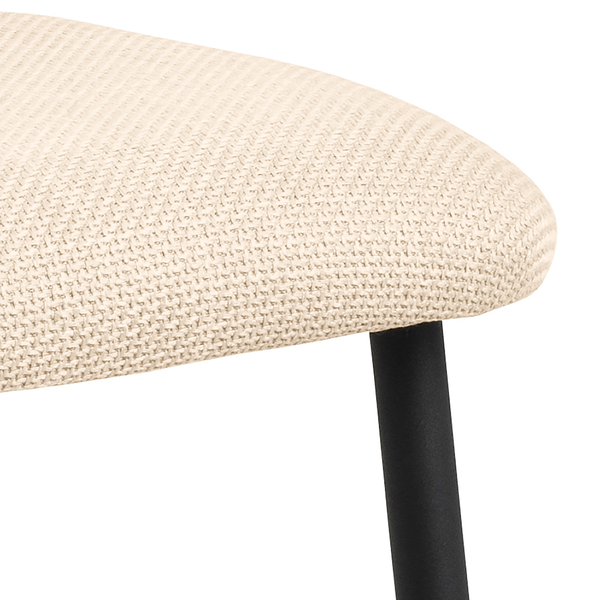 Esszimmerstuhl Almsted 2er-Set - Strukturstoff Badia: Beige