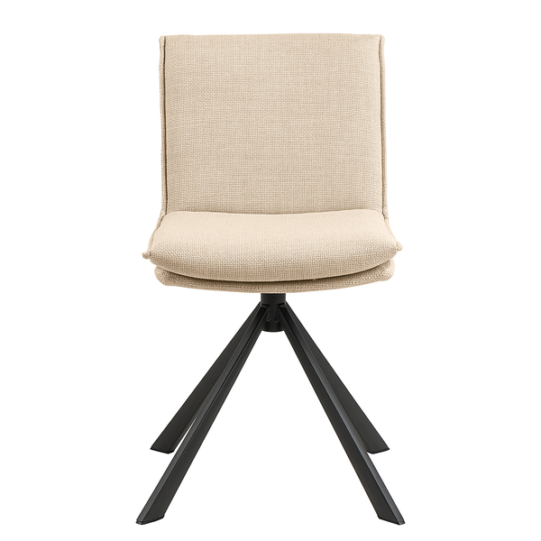 Polsterstuhl Gulstav - Beige - Strukturstoff - Stahl - 47 x 85 x 59 cm