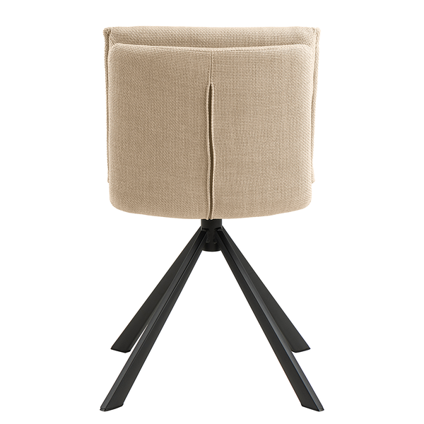 Polsterstuhl Gulstav - Beige - Strukturstoff - Stahl - 47 x 85 x 59 cm