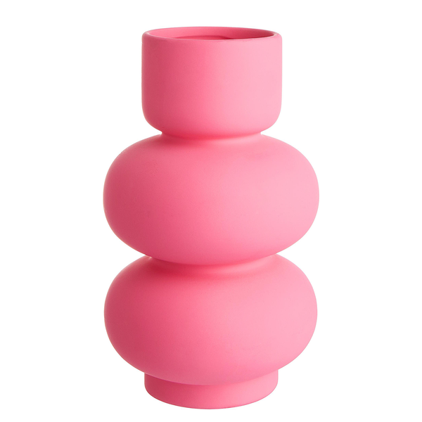 Vase PINK - Steinzeug - Pink