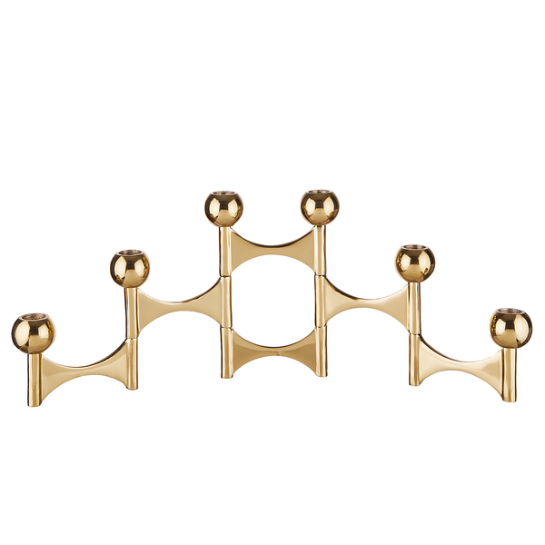 Kerzenhalter VARIATION - Aluminium - Gold