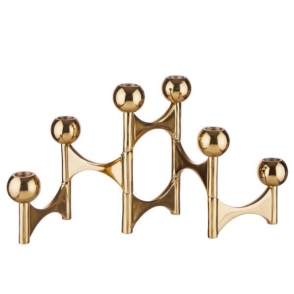 Kerzenhalter VARIATION - Aluminium - Gold