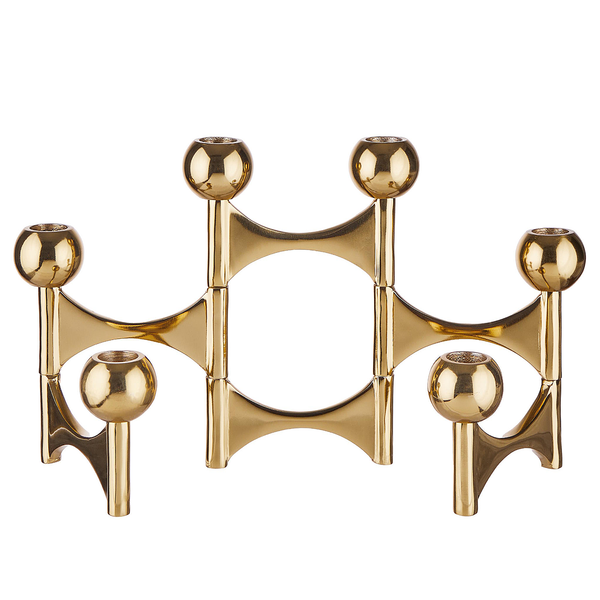 Kerzenhalter VARIATION - Aluminium - Gold