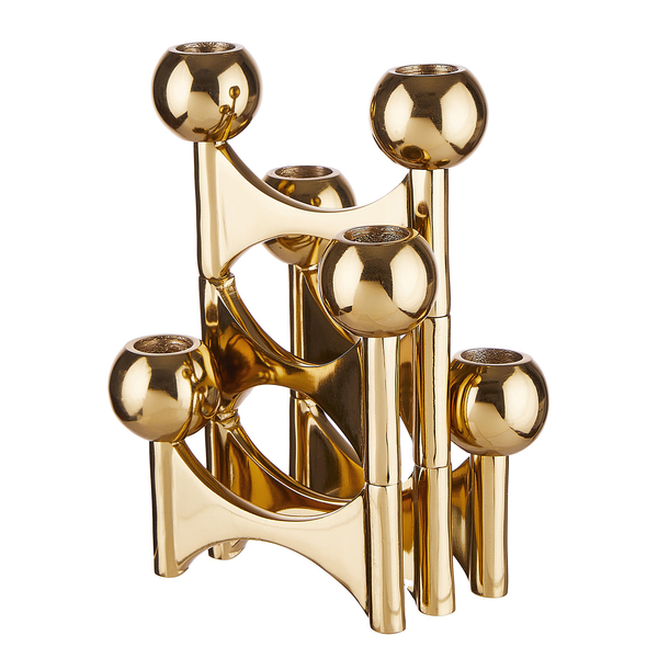 Kerzenhalter VARIATION - Aluminium - Gold