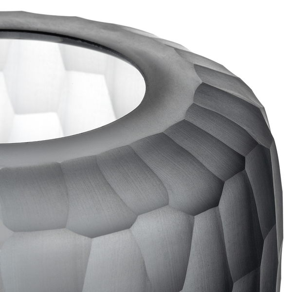 Vase Bellagio 22 cm - Farbglas - Anthrazit