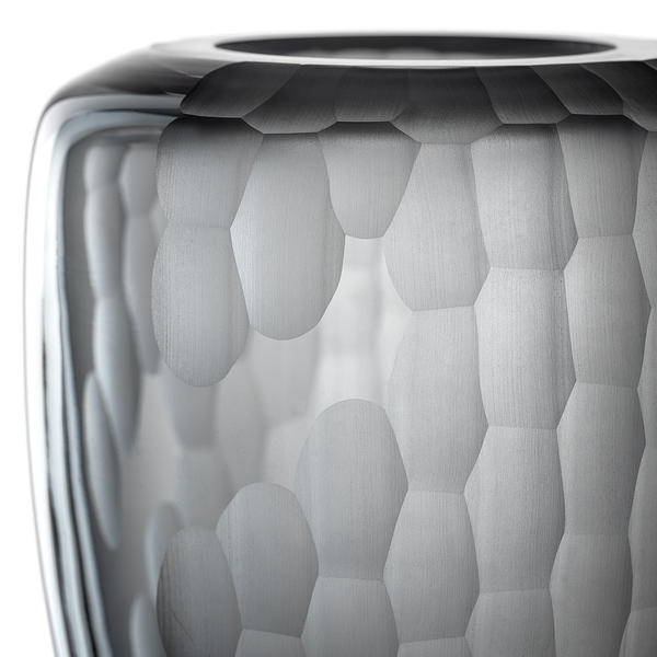 Vase Bellagio 22 cm - Farbglas - Anthrazit