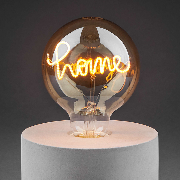 LED-Glühbirne BRIGHT LIGHT Home - Glas - Beige