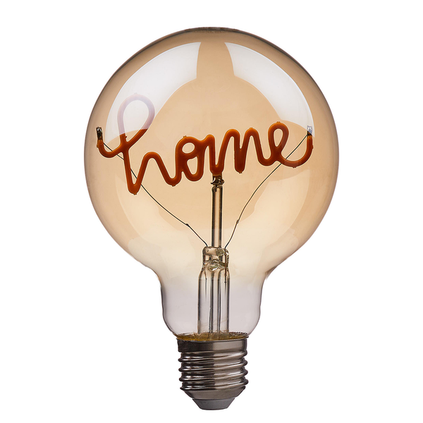 LED-Glühbirne BRIGHT LIGHT Home - Glas - Beige