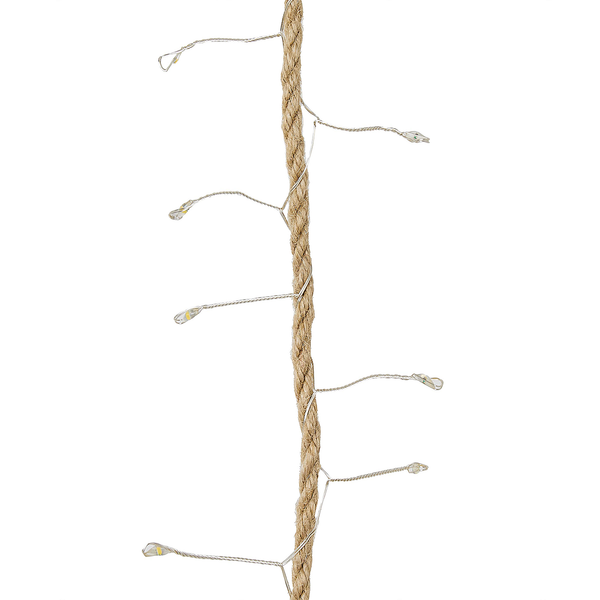 LED-Vorhang FARMHOUSE - Jute -Natur