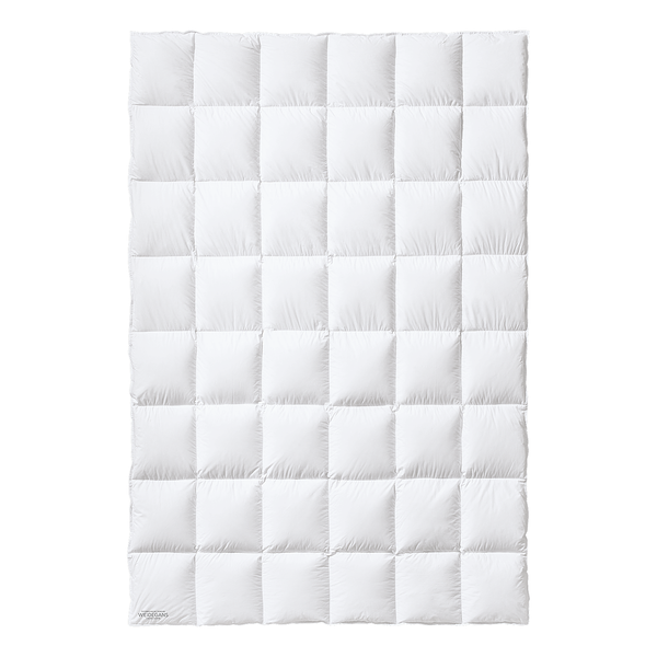 Daunenbettdecke Weidegans Warm - Baumwolle / Gänsedaunen - Weiß - 240 x 220 cm