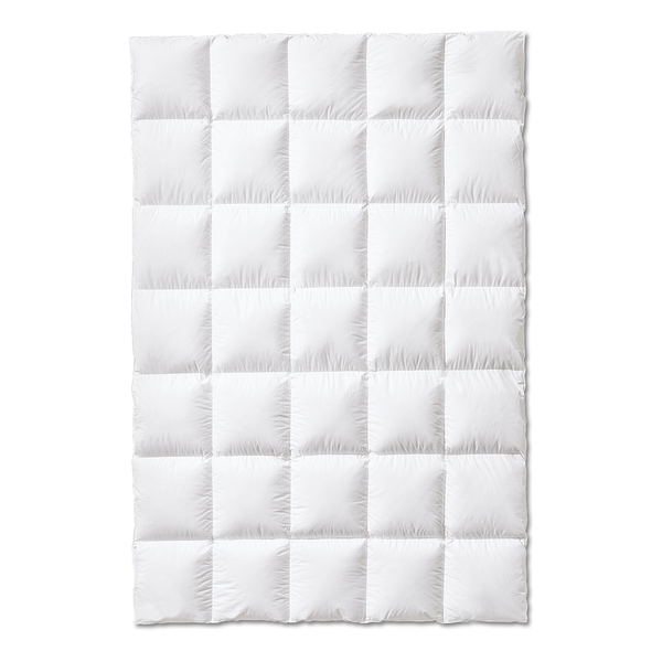 Daunenbettdecke Superior Warm - Baumwolle / Daunen - Weiß - 135 x 200 cm