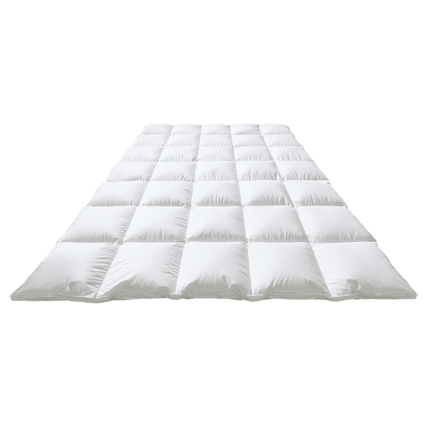 Daunenbettdecke Superior Warm - Baumwolle / Daunen - Weiß - 135 x 200 cm